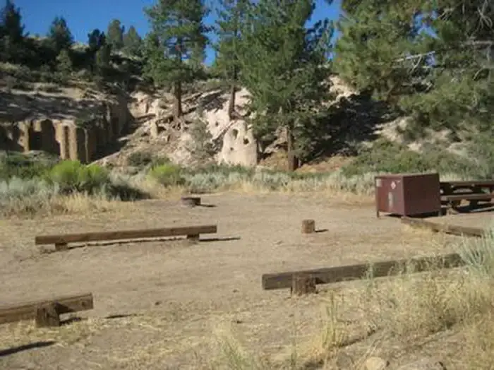 Camper-submitted photo at Tuff Campground near Toms Place, CA