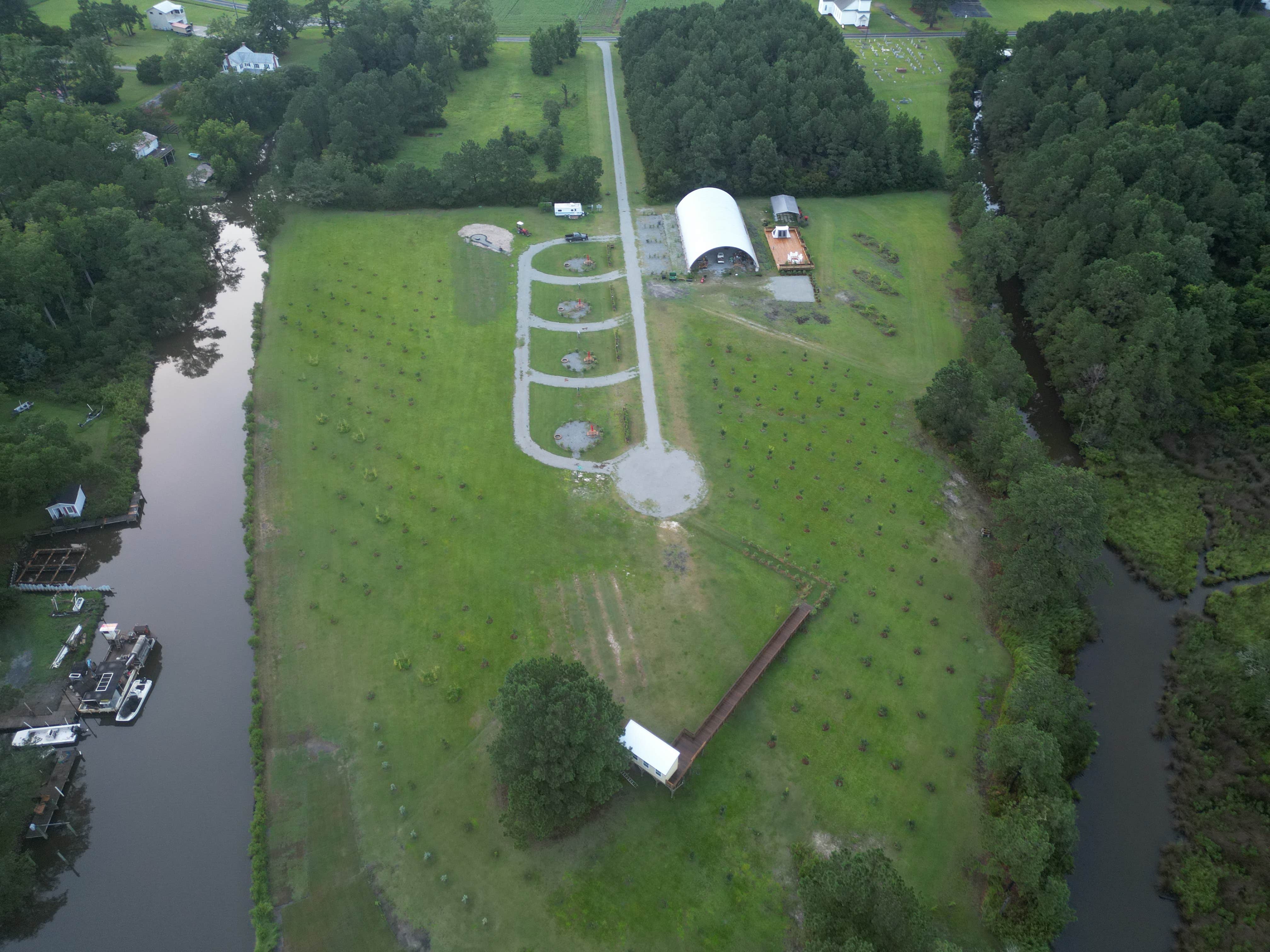 Camping near Moonlight Lake RV Park and Cottages: Hidden Orchard Campground, Cedar Island, North Carolina