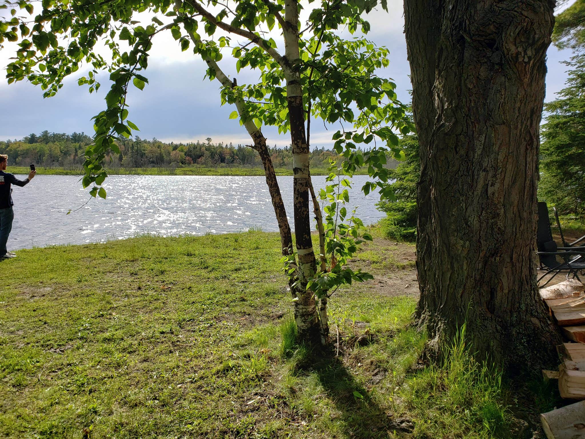 Camping near Soldier Lake: Rivermouth Pines Campground — Tahquamenon Falls State Park, Paradise, Michigan
