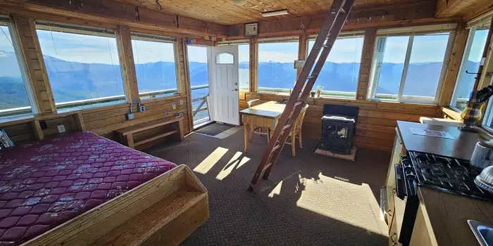 Camper submitted image from Warner Mountain Lookout