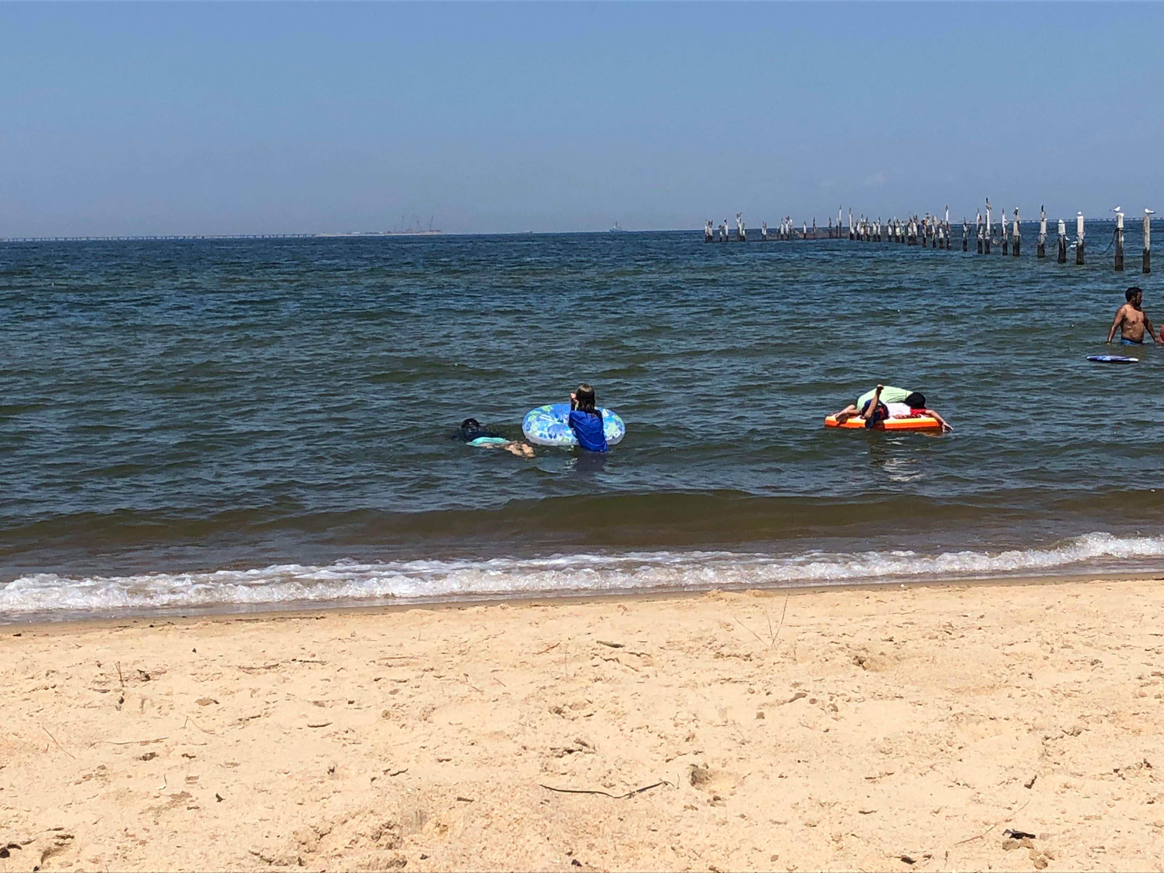 Kids at the beach