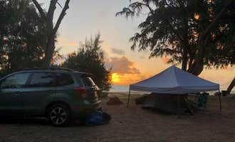 Camping near Keaīwa Heiau State Recreation Area: Bellows Field Beach Park, Kailua, Hawaii