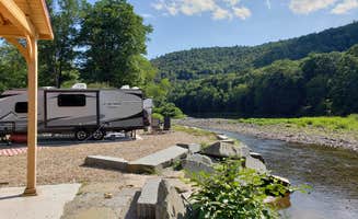 Richard V.'s photo of rv camping at Roscoe Campsites near Upper Delaware National Scenic and Recreation River