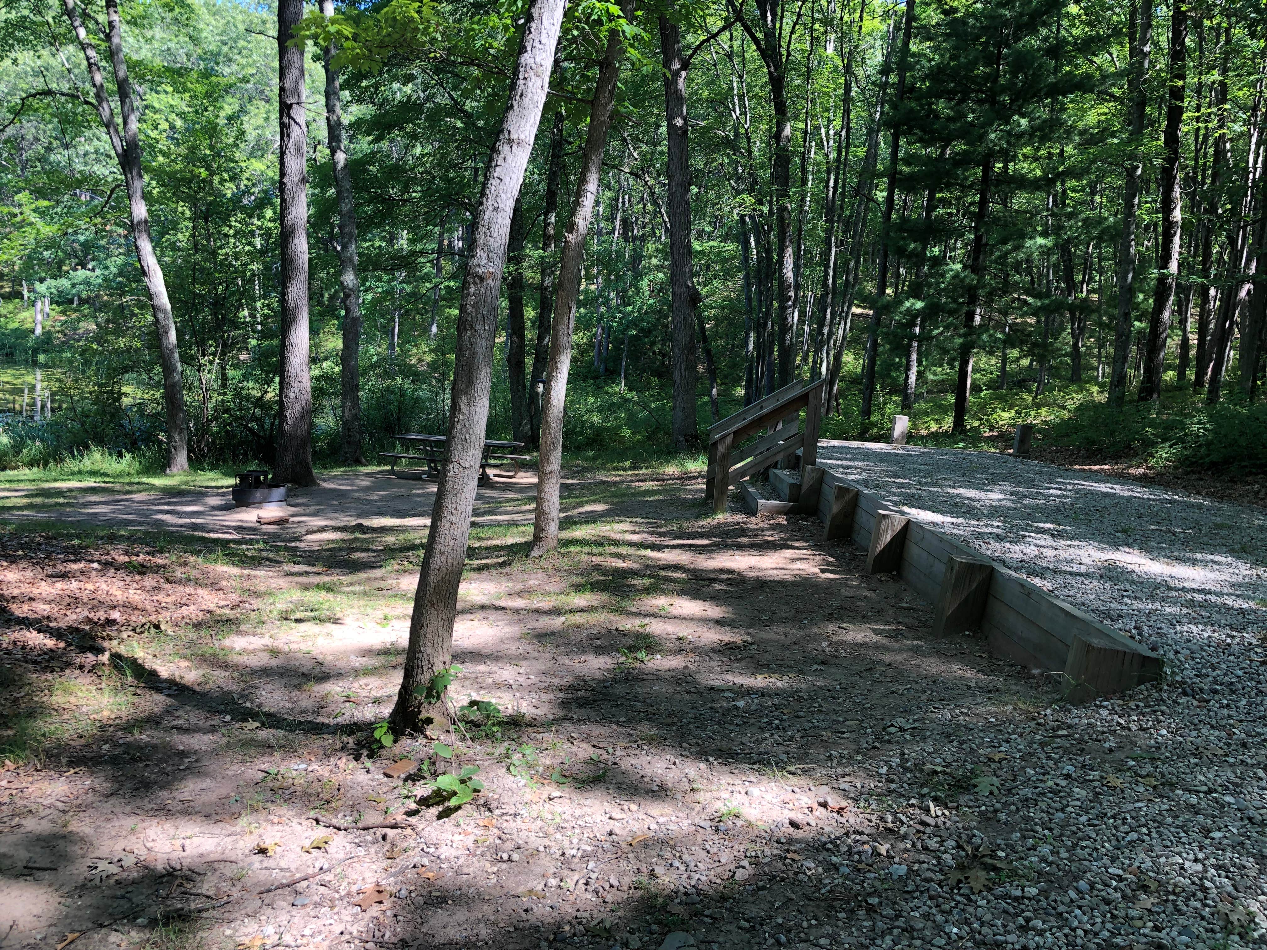 Multi-level campsites