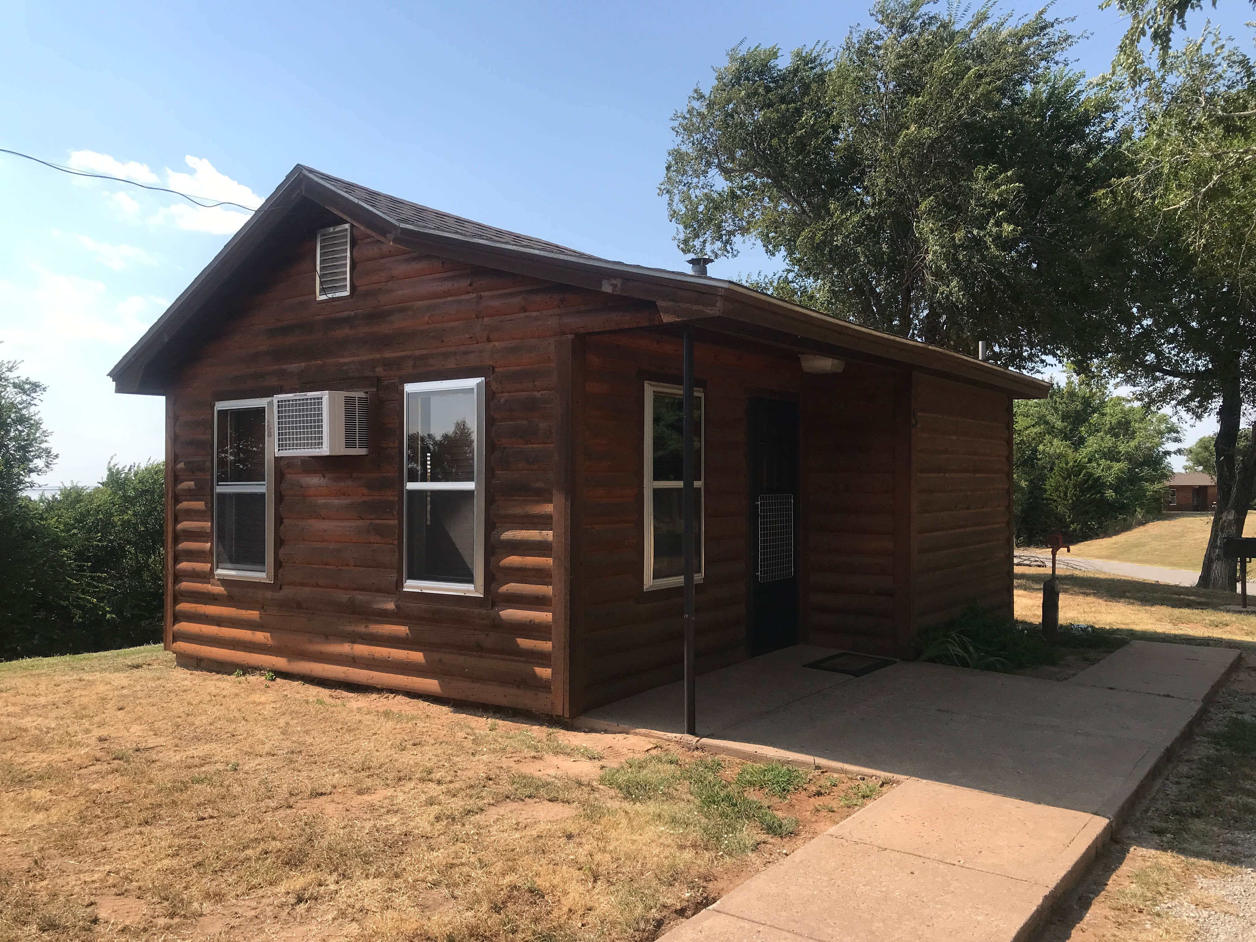 Crystal C.'s photo of glamping accommodations at Salt Plains State Park Campground near Fairview, OK