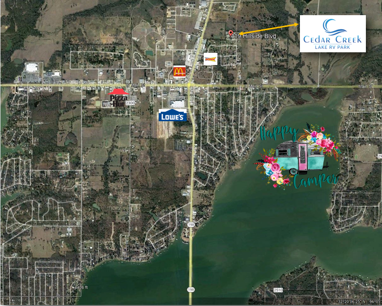 Camper submitted image from Cedar Creek Lake RV Park - 1