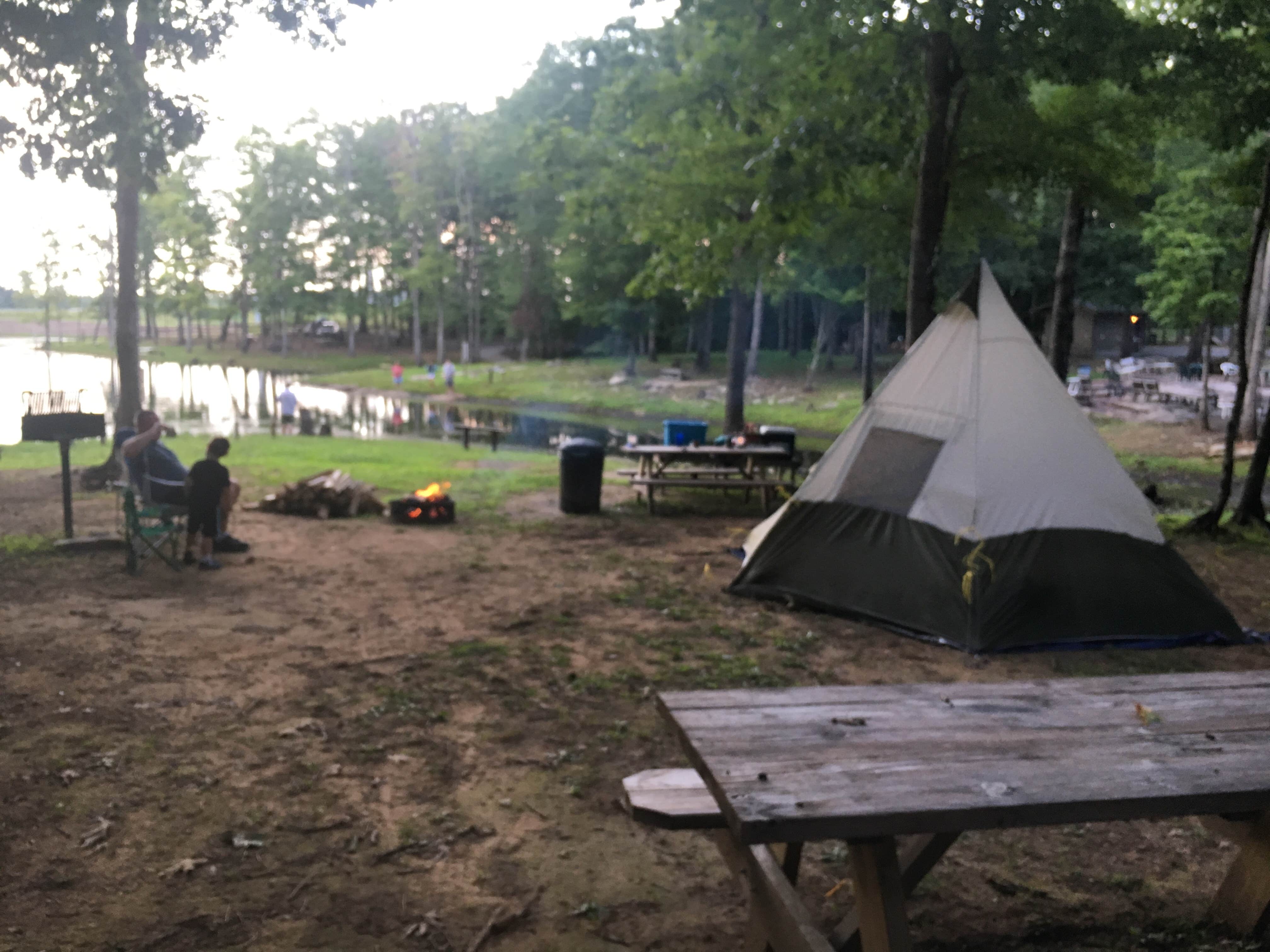 Camper submitted image from Davy Crockett Campground - 2