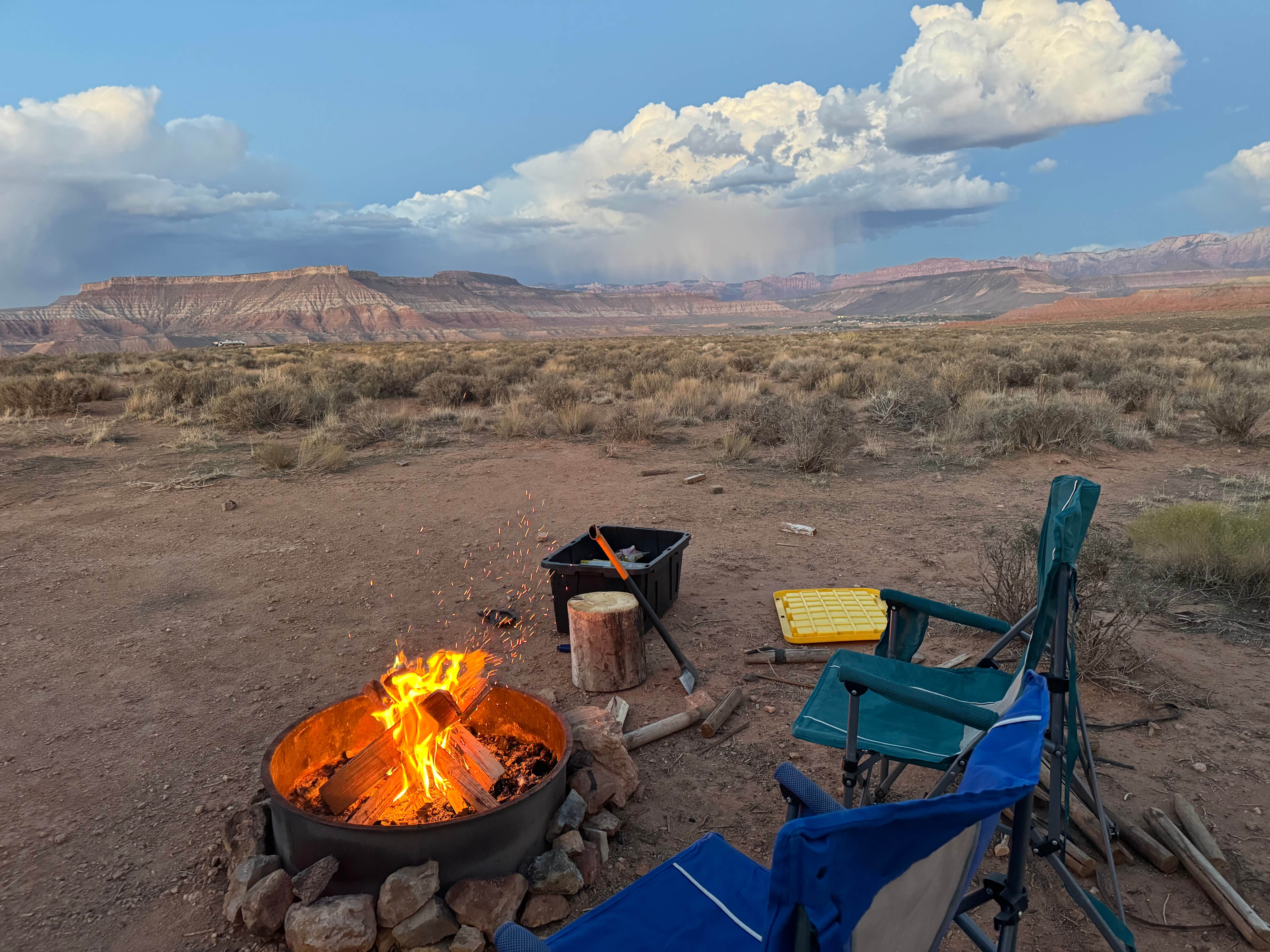 Camper-submitted photo at Hurricane Cliffs BLM Dispersed Sites 20-35 spur near Toquerville, UT