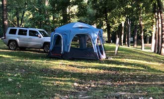 Camping near Stropes Campground: Blanding Landing, Bellevue, Illinois