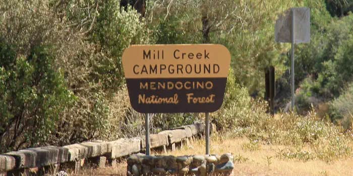 Camper submitted image from Mill Creek Mendocino National Forest — Mendocino National Forest