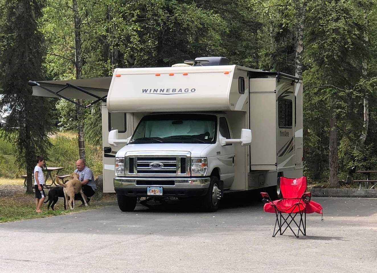 Shadara W.'s photo of camping with pets at Eagle River Campground — Chugach State Park near Anchorage, AK