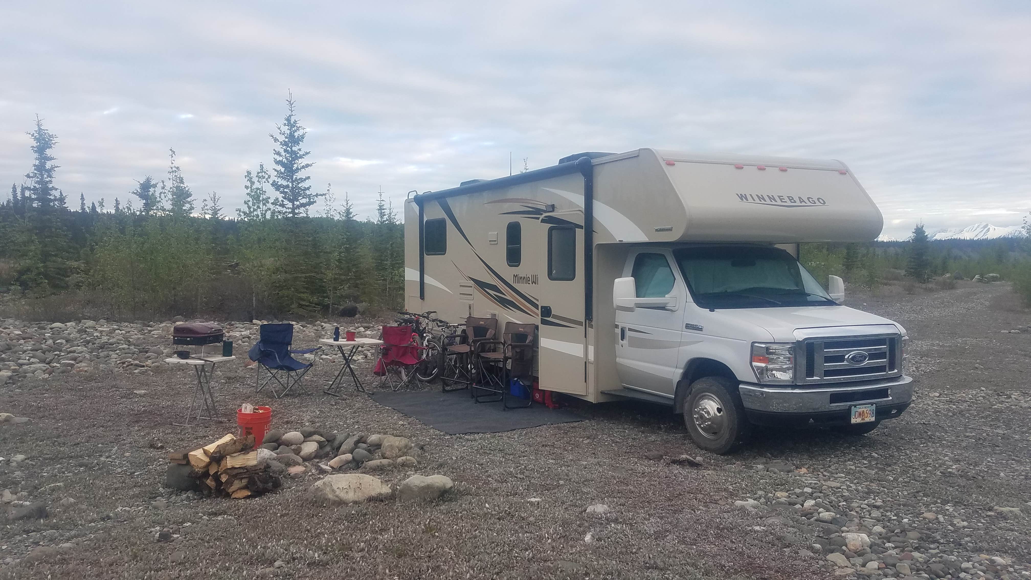 Camper-submitted photo at Base Camp Root Glacier near Chitina, AK