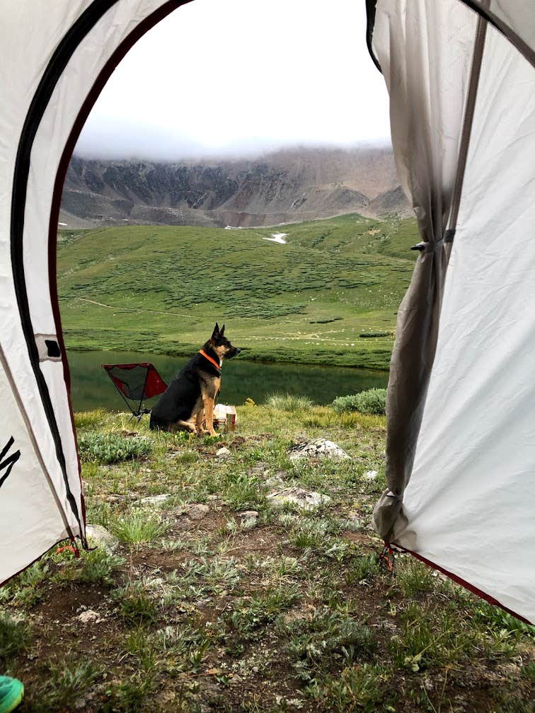 Samuel B.'s photo of tent camping at Kite Lake near Buena Vista, CO