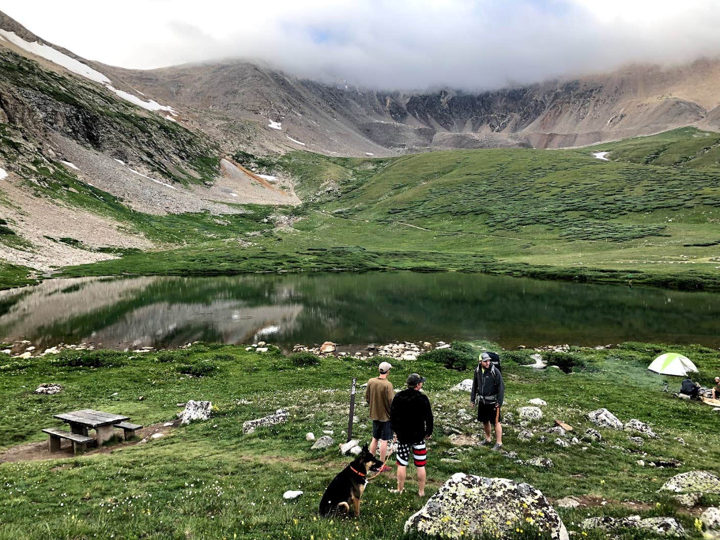 Samuel B.'s photo of camping with pets at Kite Lake near Fairplay, CO