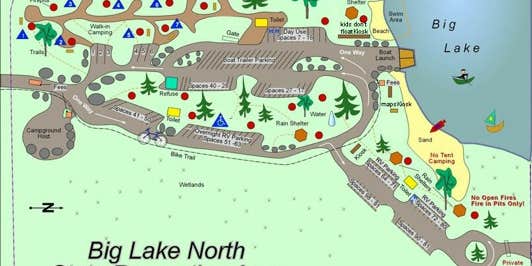 Camper submitted image from Big Lake North State Rec Area