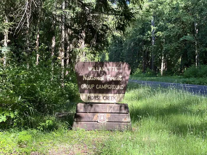 Camper submitted image from Horse Creek Group Campground - 1