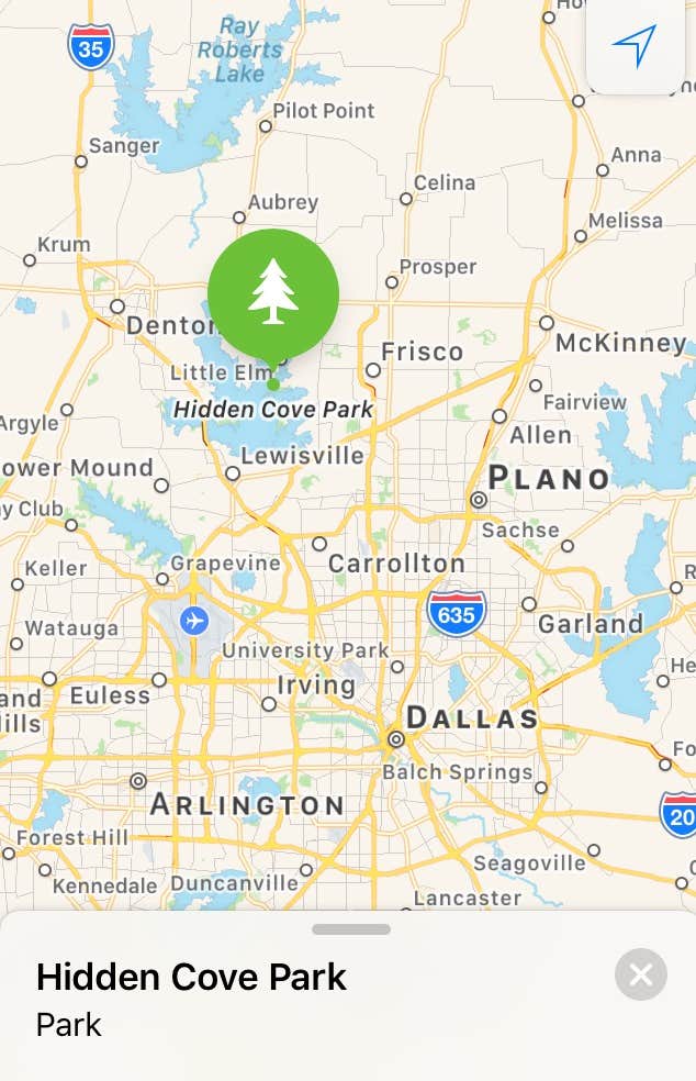 Camper-submitted photo at Hidden Cove Park & Marina near Addison, TX