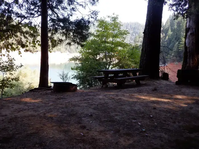 Camping near Quail Ridge RV Park: Madrone Cove Boat-in Campground, Camptonville, California