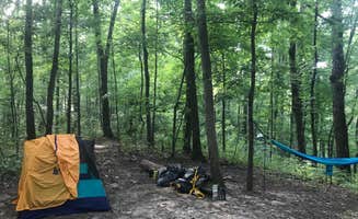 Ruby W.'s photo of tent camping at Zaleski State Forest near Zaleski, OH