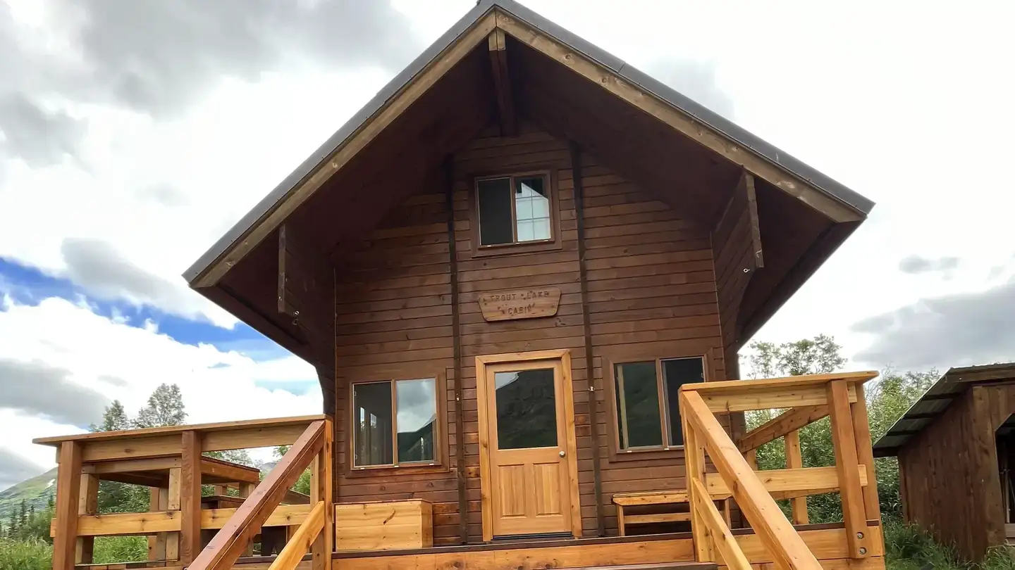 Camper-submitted photo at Trout Lake Cabin near Moose Pass, AK