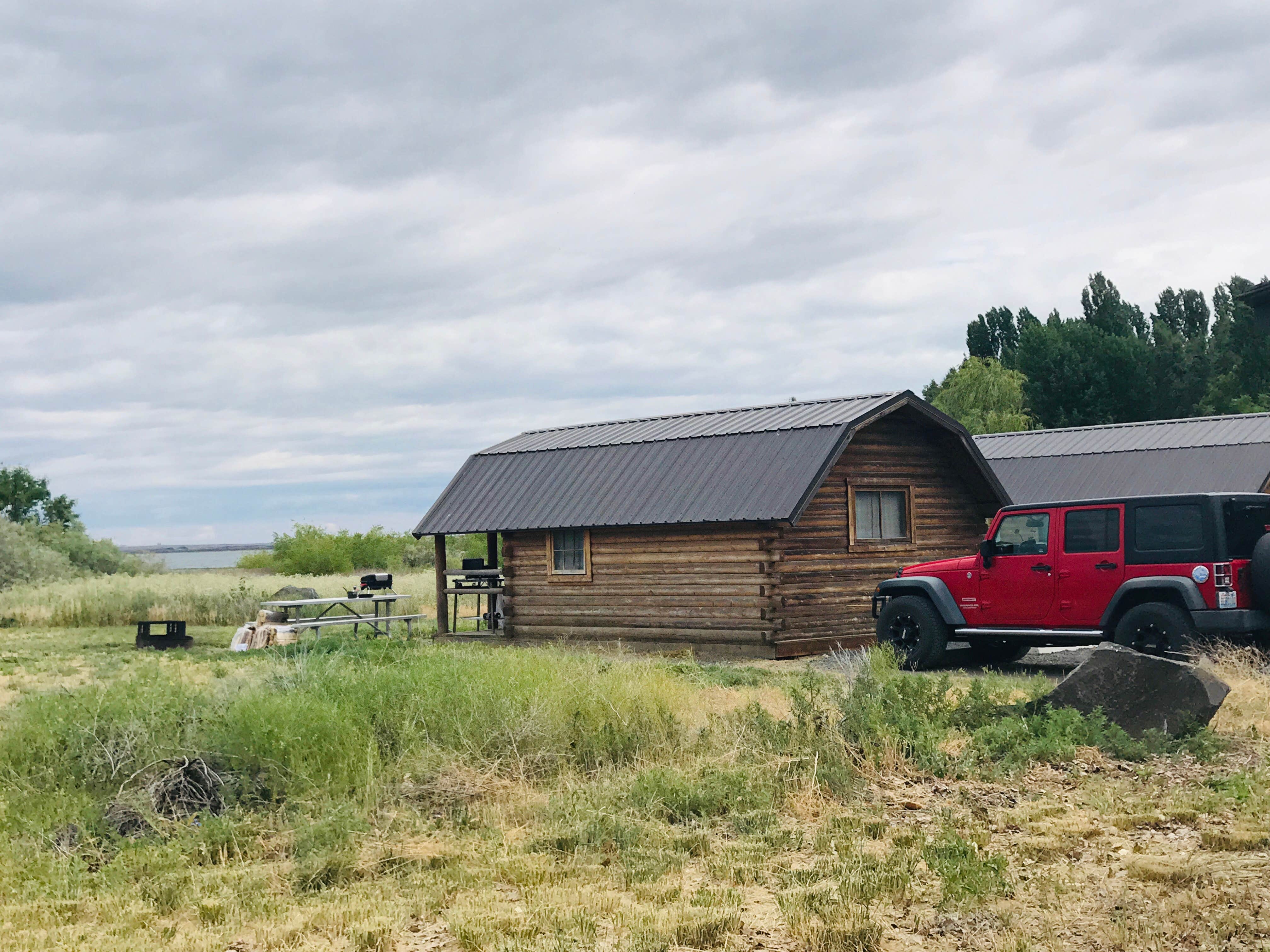 Cindy A.'s photo of a cabin at Potholes State Park Campground near Richland, WA