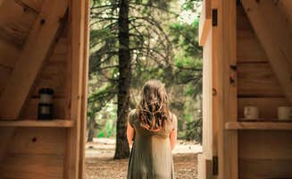 Mea W.'s photo of a cabin at Cedar Bloom near Ophir, OR