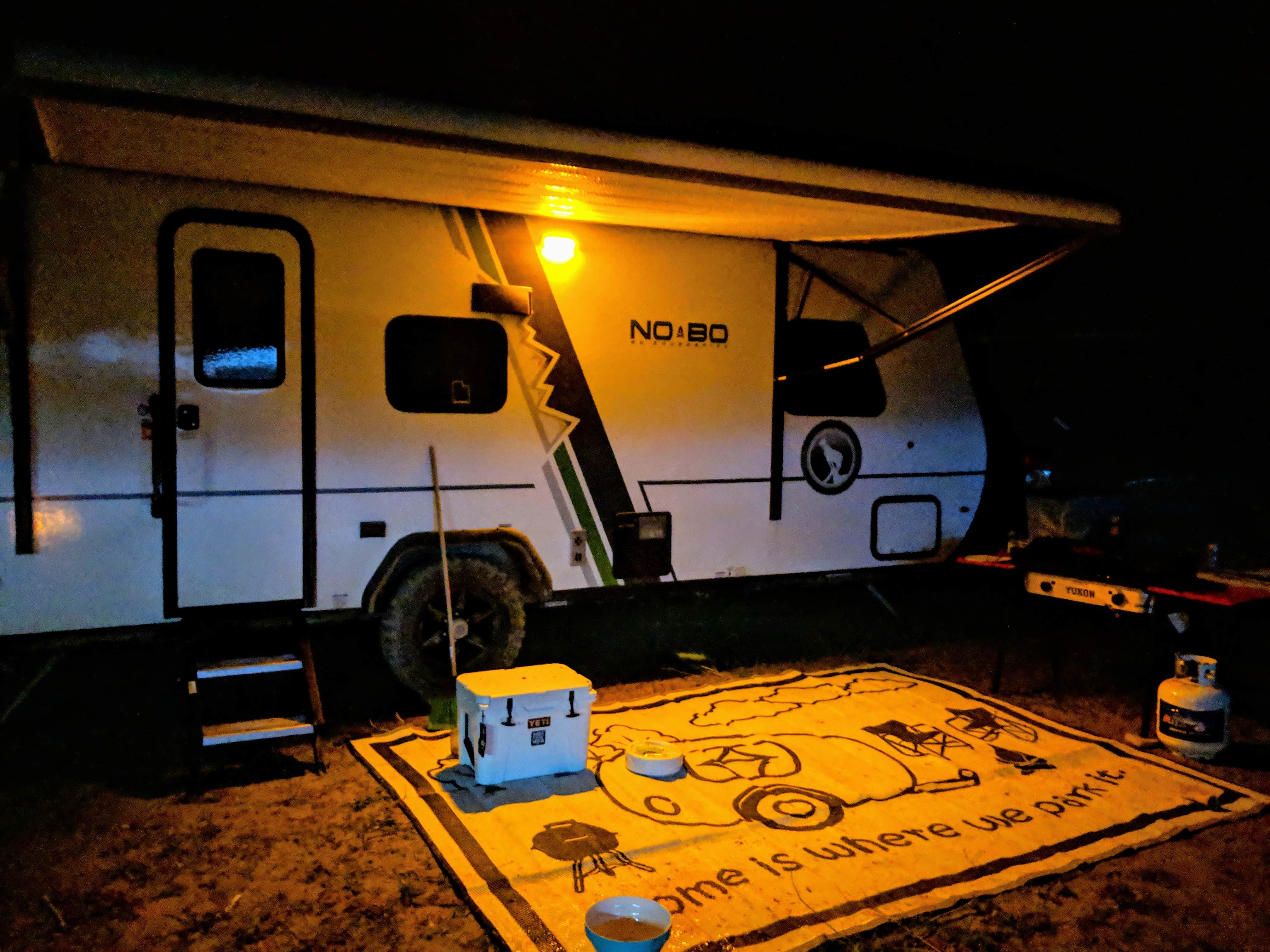 Ben	 H.'s photo of rv camping at North and West Beaches - Yuba State Park near Lynndyl, UT