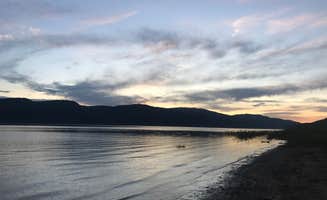 Carrie C.'s photo of a dispersed camping area at Palisades Reservoir Dispersed Camping near Star Valley Ranch, WY