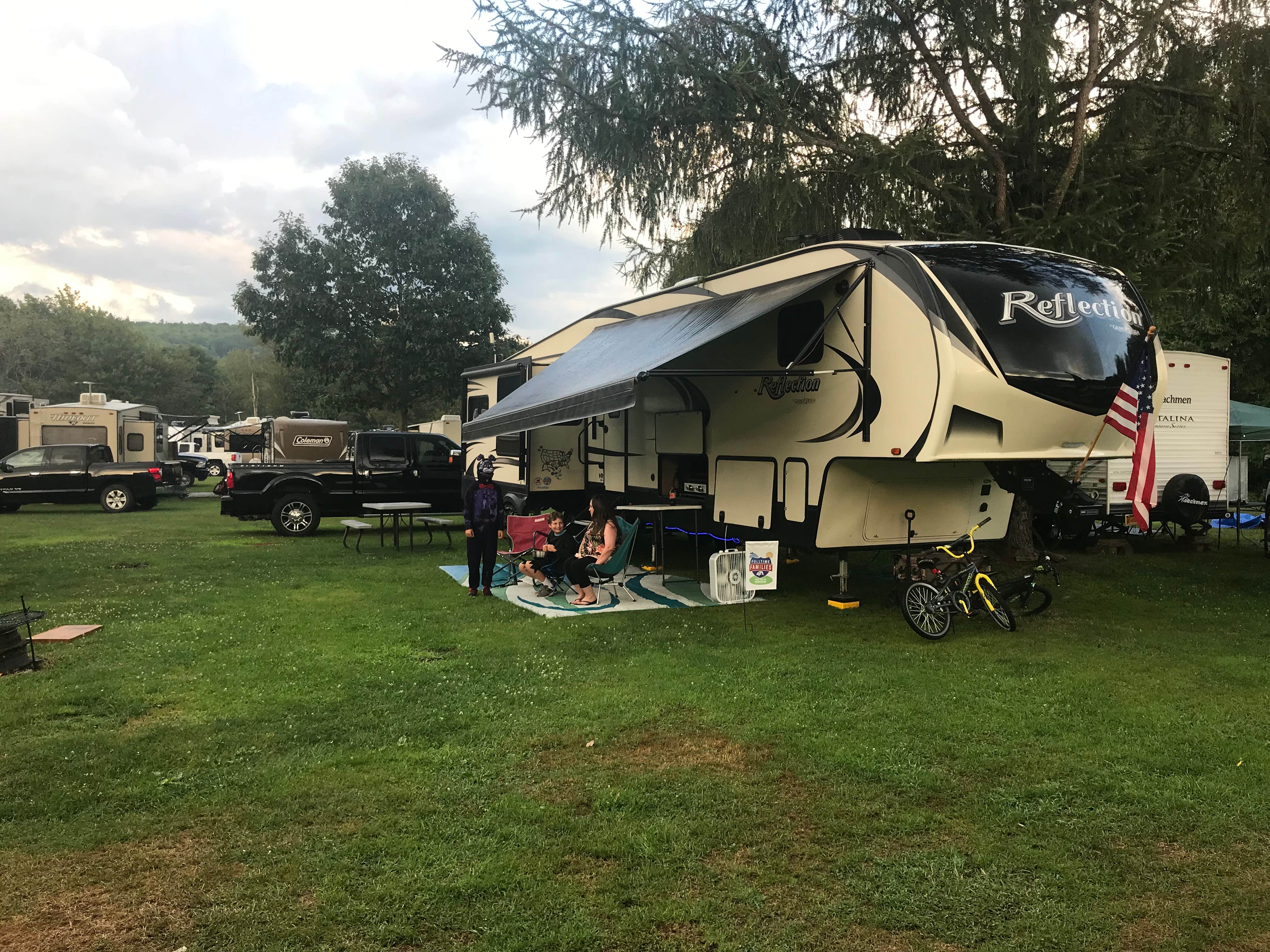 Camper-submitted photo at Kellystone Park Campsite near Trout Creek, NY