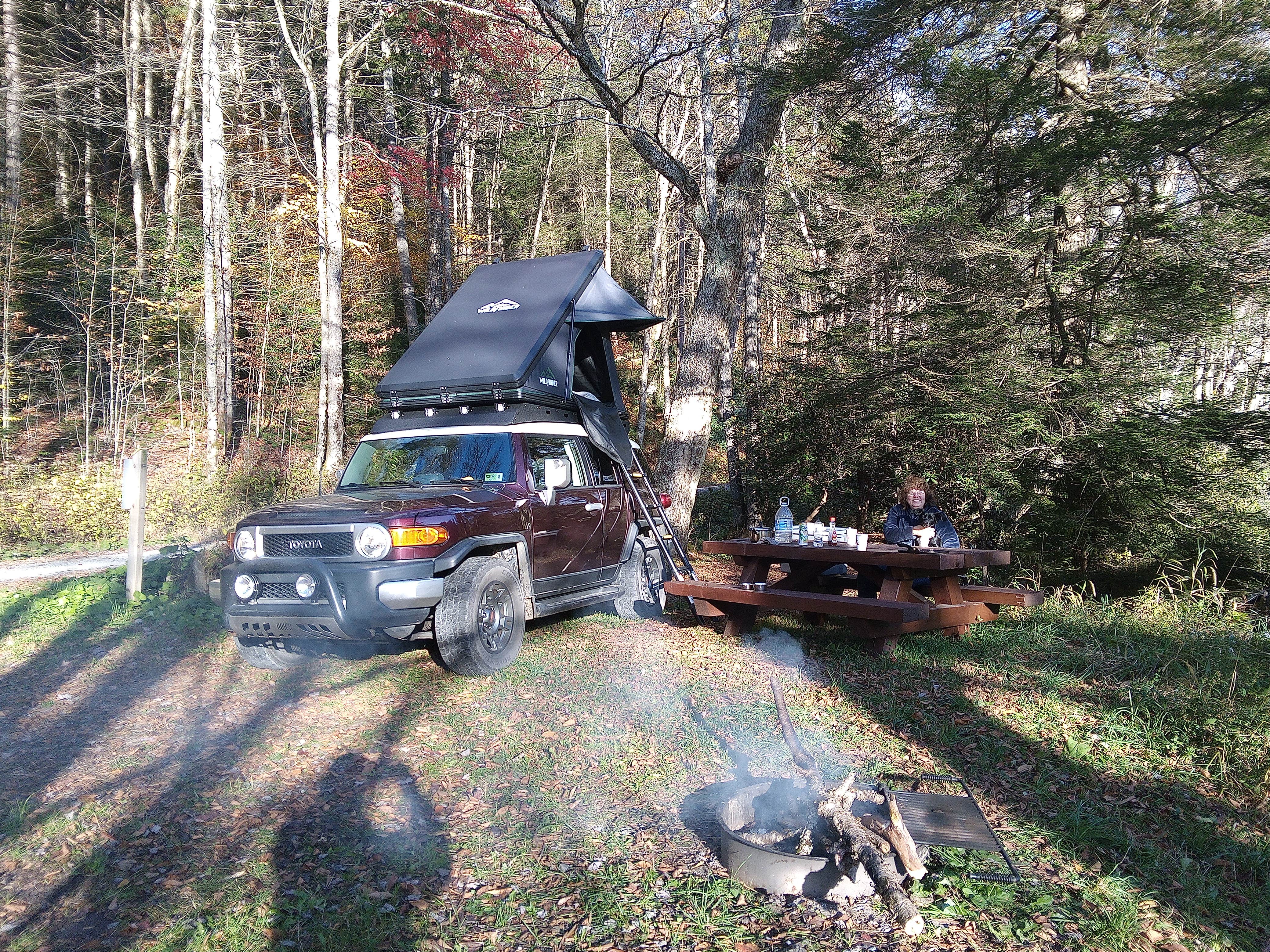 Camping near Kumbrabow State Forest Mill Creek Campground: Stonecoal Dispersed Camping Area, Durbin, West Virginia