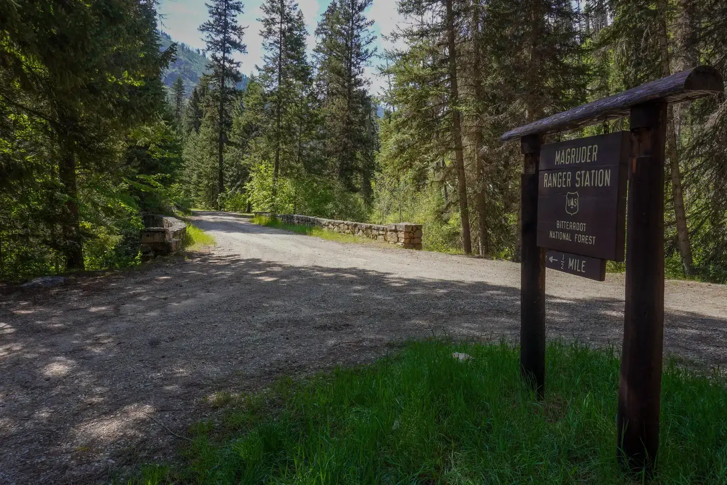 Camper-submitted photo at Magruder Rangers House near Clearwater National Forest