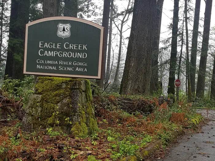 Camper submitted image from Eagle Creek Campground - 1