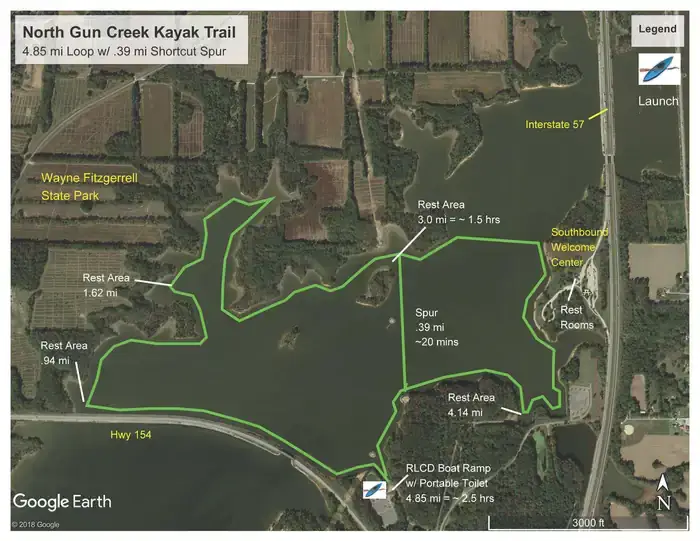 Camper-submitted photo at Gun Creek near Whittington, IL