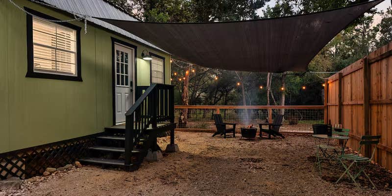 Camper submitted image from Romantic Tiny Casita w/ Pool, Fire Pit, Nature