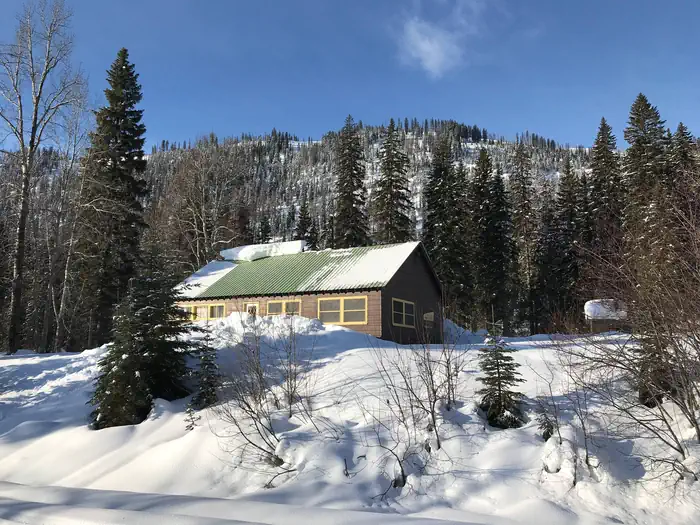 Camping near Canyon Creek Boat Ramp Campground: Anna Creek Cabin, Essex, Montana