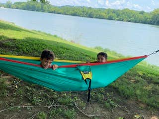a couple of nice trees at our site for the hammock was a plus