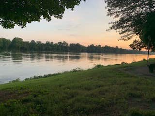 sunset at our site