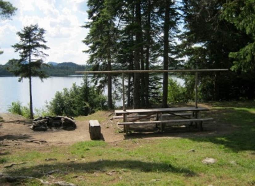 Camping near St Froid Lake Camps and Campground: High Bank Campsite — Allagash Wilderness Waterway State Park, Eagle Lake, Maine