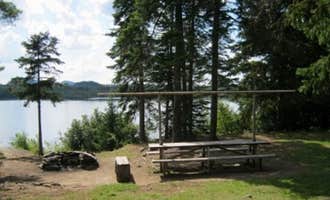 Camping near St Froid Lake Camps and Campground: High Bank Campsite — Allagash Wilderness Waterway State Park, Eagle Lake, Maine