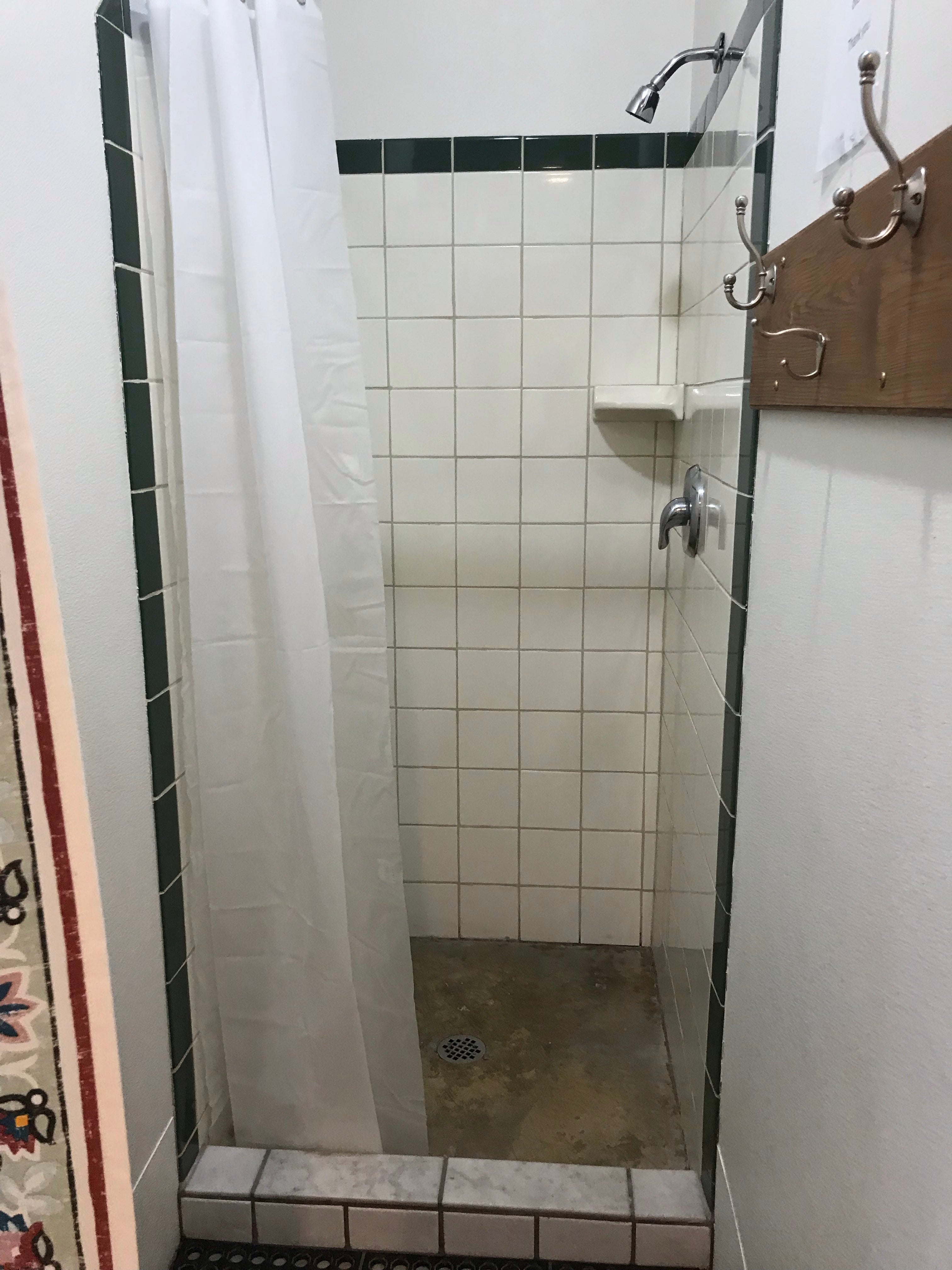 2 showers, one ada accessible