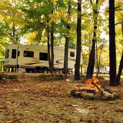 The Dyrt's photo of rv camping at Tranquil Timbers near Kewaunee, WI