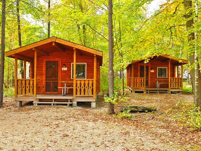 The Dyrt's photo of a cabin at Tranquil Timbers near Stephenson, MI