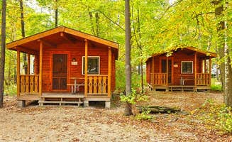 The Dyrt's photo of a cabin at Tranquil Timbers near Menominee, MI