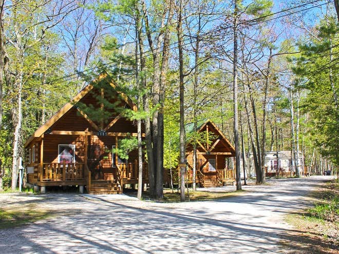 The Dyrt's photo of a cabin at Tranquil Timbers near Suamico, WI