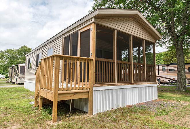 The Dyrt's photo of a cabin at Thousand Trails Chestnut Lake near Runnemede, NJ