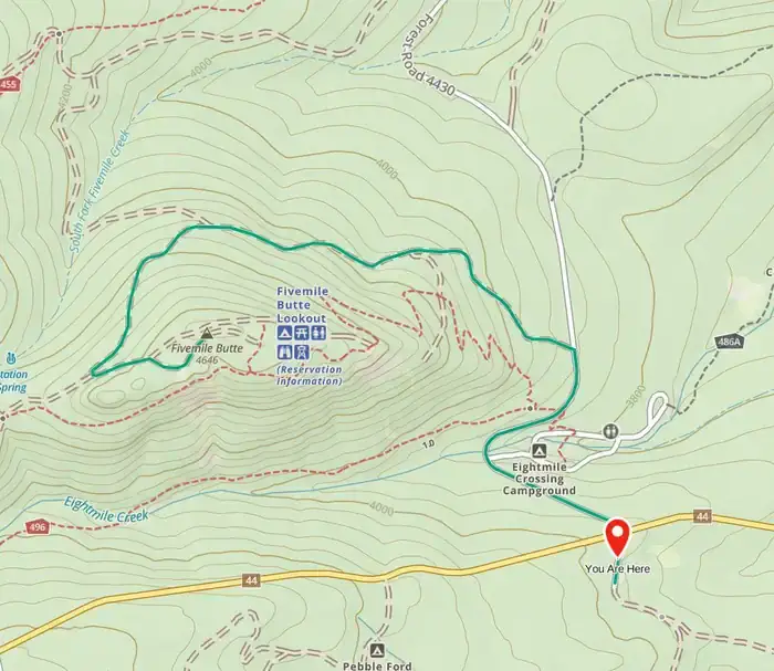 Camper-submitted photo at Fivemile Butte Lookout near Moro, OR