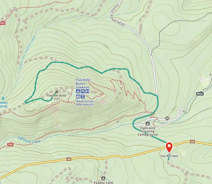 Camper submitted image from Fivemile Butte Lookout - 1