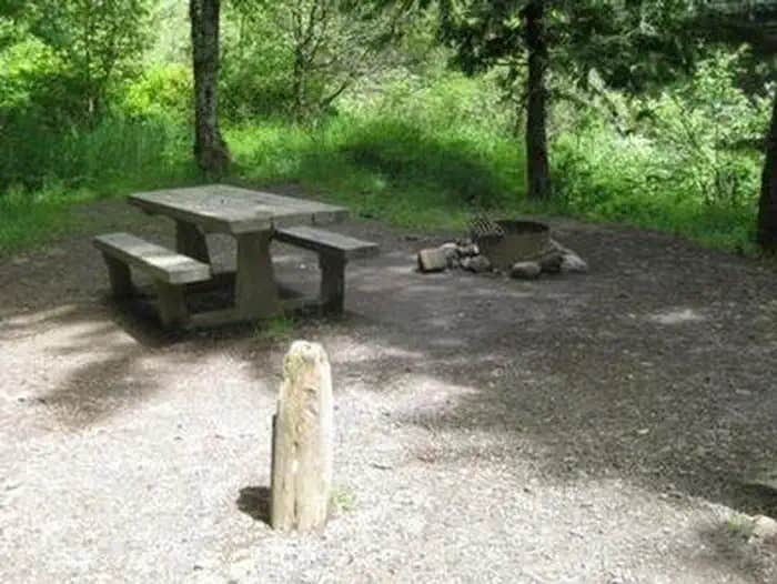 Camper submitted image from Mount Hood National Forest Lockaby Campground - TEMP CLOSED DUE TO FIRE DAMAGE - 1