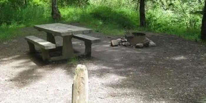 Camper submitted image from Mount Hood National Forest Lockaby Campground - TEMP CLOSED DUE TO FIRE DAMAGE