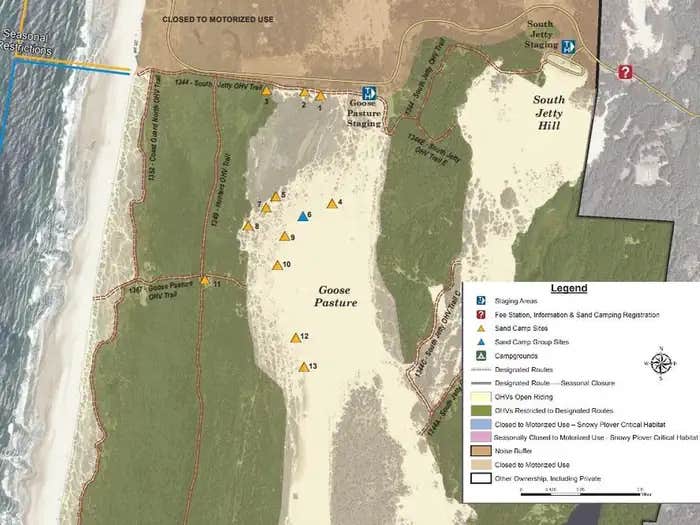 Camper submitted image from South Jetty Sand Camping - 1